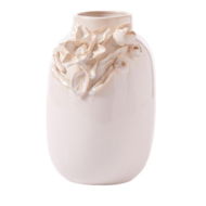 Detailed information about the product Adairs Camille White Rounded Vase (White Vase)