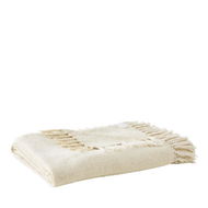 Detailed information about the product Adairs White Blanket Carmel & Natural