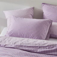 Detailed information about the product Adairs Purple Carrie Lilac Gingham European Pillowcase Each