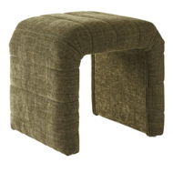 Detailed information about the product Adairs Green Carson Olive Ottoman