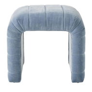Detailed information about the product Adairs Blue Ottoman Carson Soft Blue