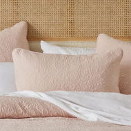 Detailed information about the product Adairs Chloe Nude Pink Quilted Pillowcase (Pink Standard Pillowcase Pair)