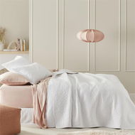 Detailed information about the product Adairs Chloe White Quilted Coverlet (White Single/Double)