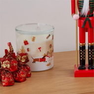 Detailed information about the product Adairs White Christmas White Christmas Candle