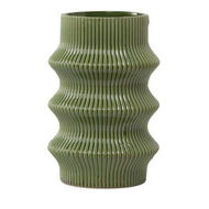 Detailed information about the product Adairs Citron Green Ripple Vase