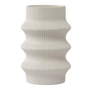 Detailed information about the product Adairs White Citron Ripple Vase