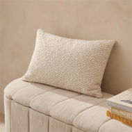 Detailed information about the product Adairs Cleo Birch Cushion - Natural (Natural Cushion)