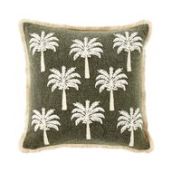 Detailed information about the product Adairs Green Coconut Palm Cushion