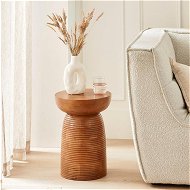 Detailed information about the product Adairs Natural Como Golden Oak Side Table