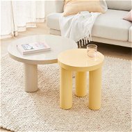 Detailed information about the product Adairs Yellow Side Table Cygnet Lemon Sorbet