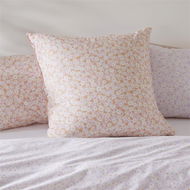 Detailed information about the product Adairs Pink European Pillowcase Each Daisy Meadow Peach Pillowcase Pink