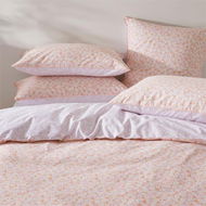 Detailed information about the product Adairs Pink Double Daisy Meadow Peach Quilt Cover Set