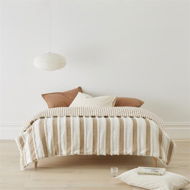 Detailed information about the product Adairs Natural Blanket Ella Stripe Natural Tufted