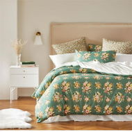 Detailed information about the product Adairs Green King Elsie Floral Pine Quilted Quilt Cover Separates