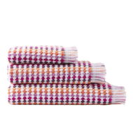 Detailed information about the product Adairs European Kadikoy Spiced Berry Multi Turkish Cotton - Purple (Purple Bath Towel)