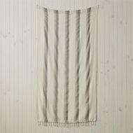 Detailed information about the product Adairs Natural Beach Towel European Nougat Multi Stripe Turkish Peshtemal