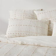 Detailed information about the product Adairs White European Pillowcase Each Evelyn Shell Pillowcases