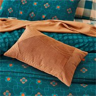 Detailed information about the product Adairs Everette Brown Cord Cushion (Brown 35x55cm)