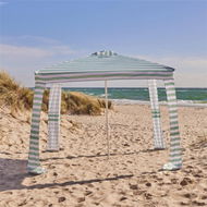 Detailed information about the product Adairs Green Evergreen Stripe Beach Cabana