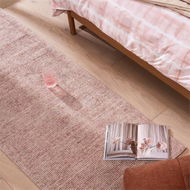 Detailed information about the product Adairs Pink 80x300cm Everton Rose Abode Rug Runner Pink