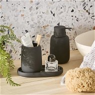 Detailed information about the product Adairs Black Soap Dispenser Felix Black Bathroom Accessories