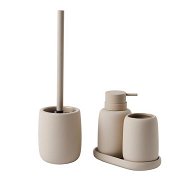 Detailed information about the product Adairs Felix Natural Bathroom Accessories (Natural Soap Dispenser)