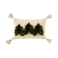 Detailed information about the product Adairs Green Cushion Festive Green Cushion