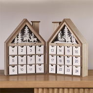 Detailed information about the product Adairs Natural Festive Scene Advent Calendar