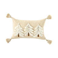 Detailed information about the product Adairs White Festive Natural Cushion