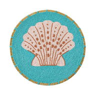 Detailed information about the product Adairs Blue Placemat Fiesta Seashell Beaded