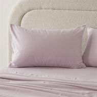 Detailed information about the product Adairs Flannelette Lilac Plain Dye Pillowcases - Purple (Purple Standard Pillowcase Pair)