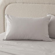 Detailed information about the product Adairs Flannelette Silver Plain Dye Pillowcases - Grey (Grey Standard Pillowcase Pair)
