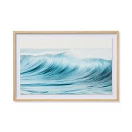 Detailed information about the product Adairs Blue Wall Art Flinders Framed Wave