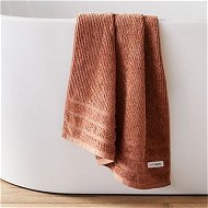 Detailed information about the product Adairs Black Savannah Textured Towel Range Coal Bath Mat