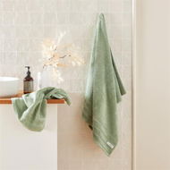 Detailed information about the product Adairs Green Flinders Towel Range Eucalyptus Bath Sheet