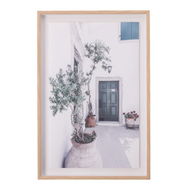 Detailed information about the product Adairs Flinders VillaÂ Framed Wall Art - White (White Wall Art)