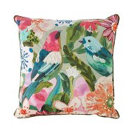 Detailed information about the product Adairs Florentina Sage Floral Cushion - Green (Green Cushion)
