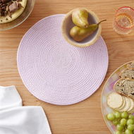 Detailed information about the product Adairs Purple Frankie Lilac Placemats 2 Pack