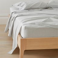 Detailed information about the product Adairs Grey King Fresh Yarn Dyed Grey Marle Sheet Set