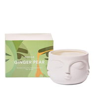 Detailed information about the product Adairs White Giselle Ginger Pear Candle 260g