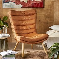 Detailed information about the product Adairs Brown Glasgow Brandy Chair