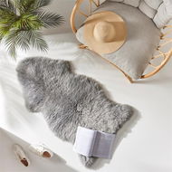 Detailed information about the product Adairs Grey Single Grey Sheepskin Single