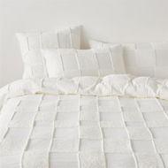 Detailed information about the product Adairs White King Hana Tufted White Quilt Cover