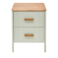 Detailed information about the product Adairs Green Harley Seafoam Bedside Table