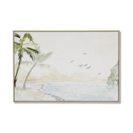 Detailed information about the product Adairs White Haven Beach Retreat Canvas Wall Art