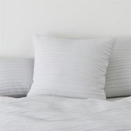 Detailed information about the product Adairs Grey European Each Hayman Soft Grey Quilted Pillowcases