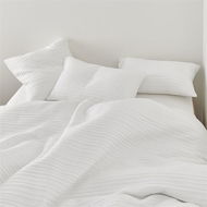 Detailed information about the product Adairs White Double Hayman White Quilted Quilt Cover Set