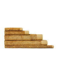 Detailed information about the product Adairs Mustard Yellow HR Navara Cotton Bamboo Bath Towel