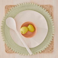 Detailed information about the product Adairs Green Jaipur Light Placemat