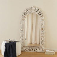 Detailed information about the product Adairs Juliet White Wash Mirror (White Mirror)